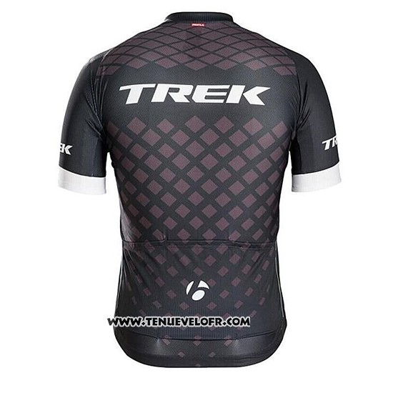 2017 Maillot Ciclismo Trek Bontrager Gris Manches Courtes et Cuissard